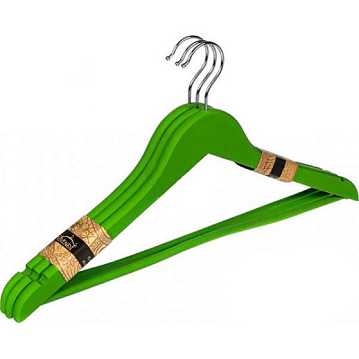 Набір вішалок Vivendi зелені 45 см 3 шт