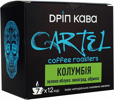 Дрип-кофе CARTEL Колумбия (7х12г) 84 г