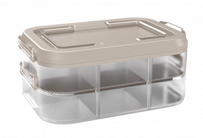 Контейнер з двома відділеннями CULINARIA 40x28x17,8 см latte Banquet