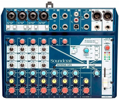 Пульт Soundcraft Микшерный NOTEPAD-12FX 5085985EU 