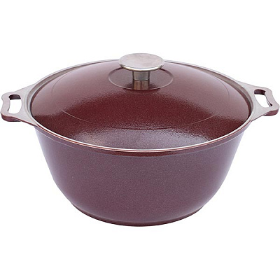 Кастрюля из алюминия Биол Бордо с крышкой 4.5 л