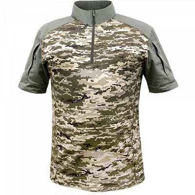 Тенниска Expert ® Боевая Ubacs, Пиксель / Олива Rip-Stop р.XL