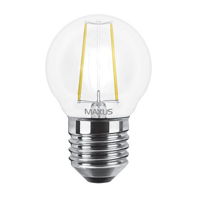 Лампа LED Maxus G45 FM E27 4 Вт 4100K холодный свет