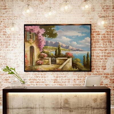 Репродукция Новицкий. Морской вид 35x50 см Арт Фемелі 