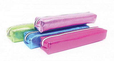 Пенал зі штучної шкіри перламутровий в асортименті в асортименті