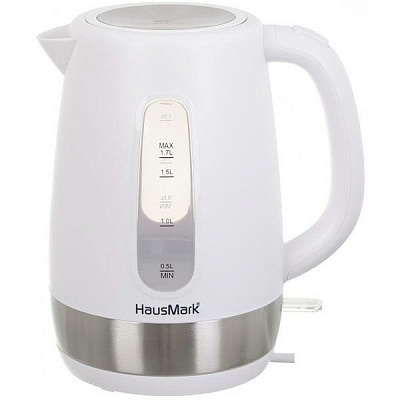 Электрочайник HausMark EK-1712 белый 