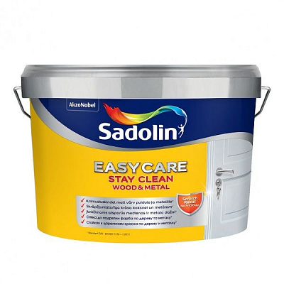 Емаль Sadolin EasyCare Wood&Metal BW біла мат 4,7л
