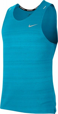 Майка Nike M NK DF MILER TANK CU5982-447 S блакитний