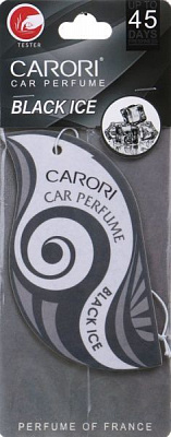 Ароматизатор підвісний Carori U-0037 чорний лід