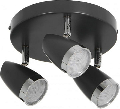 Спот Rabalux Karen 6514 3x4 Вт черный 