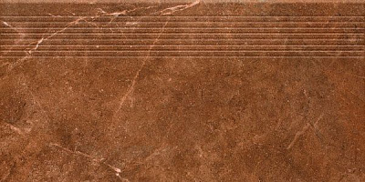 Плитка Ceramika Paradyz Ibis brown stopnica prosta mat. 30x60