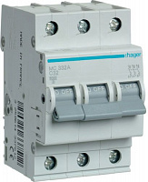 Автоматичний вимикач Hager 3P 6kA C-32A 3M MC332A