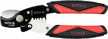 Ножницы для резки кабеля YATO 10,5/3 мм, зі знімачем ізоляції 1.6-3.2 мм, l=170 мм YT-19691