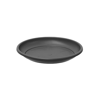 Піддон BASIC ROUND пластик гранитно-серый 54 см (33154054005) TeraPlast