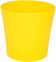 Горщик пластиковий Lamela Фіалка круглий 1,8л жовтий (386) 