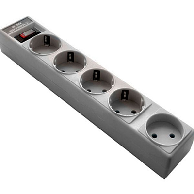 Удлинитель Sven Optima 5 гнезд 3 м серый