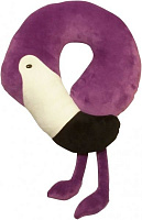 Подушка декоративная Фламинго 39x39 см фиолетовый СЕЛЕНА 