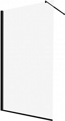 Стінка душова Deante ALPINIA KTA N39P Walk-in 90 см чорний профіль