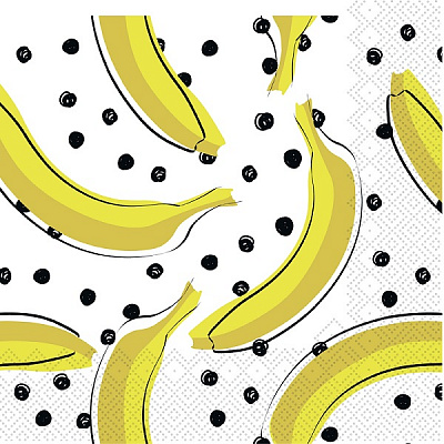 Салфетки столовые Silken Фруктовый микс 33х33 см 18 шт.