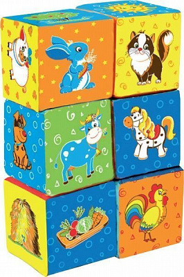 Кубики Macик Ферма МС 090601-02