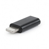 Перехідник Cablexpert чорний (A-USB-CF8PM-01) USB Lightning (Type-C USB розетка) 