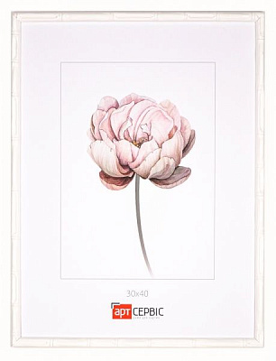 Рамка для фото Арт-Сервіс ЭА-01734 30х40 см білий/білий