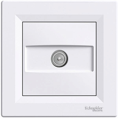 Розетка TV оконечная Schneider Electric Asfora белый EPH3200121