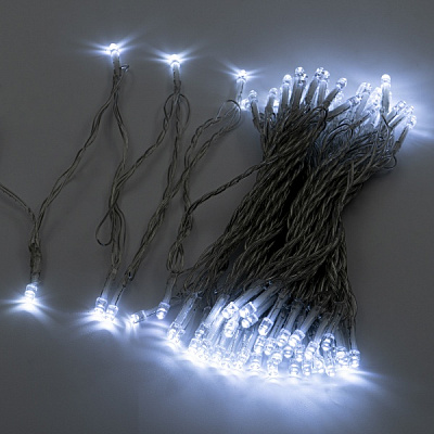 Декоративная гирлянда Altalusse (INL-2402U-80 Cold) встроенный светодиод (LED) 80 ламп 10 м 