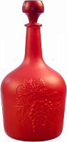 Пляшка з кришкою Фуфирик 1,5 л рожевий мат GlassGo