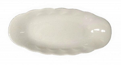 Блюдо овальное Ромашка Cappuccino 24 см 