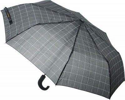 Парасолька Візерунок прямокутний, складна, автомат чорний