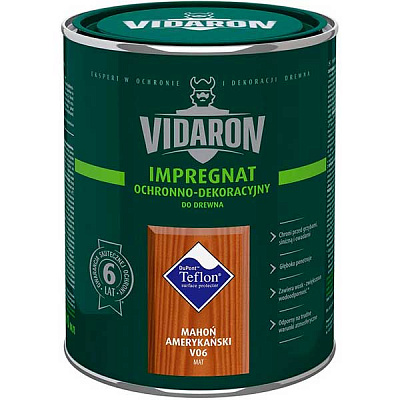 Импрегнат Vidaron Защитно-декоративный африканское венге V10 мат 0,7 л