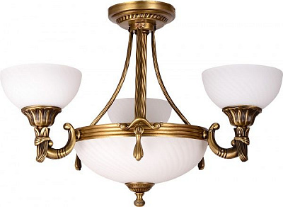 Люстра подвесная Bussy 0253-52-53 B 6x40 Вт E14/E27 антик/белый 