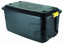 Ящик для хранения Strata с колёсами черный 75 л 400x420x770 мм