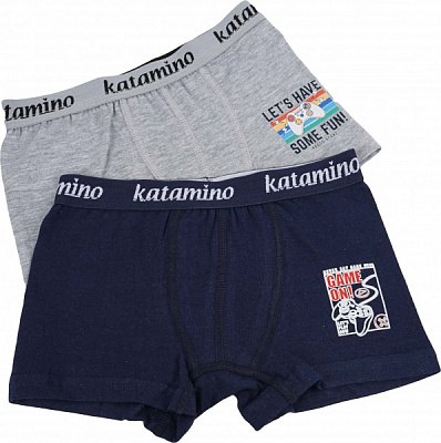 Набір трусів для хлопчика KATAMINO K128170 2 шт. р.106 темно-синій/сірий