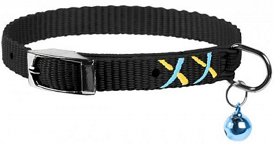 Ошейник Dog Extreme с рисунком Орнамент 1х20-30 см черный