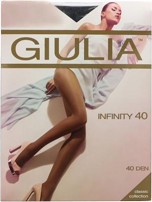 Колготки Giulia INFINITY 40 den nero р. 3 чорний