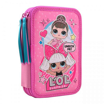 Пенал школьный двойной LOL Sweety YES разноцветный