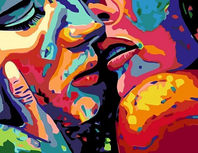 Картина по номерам Почуття 35х45 см Rosa Start 