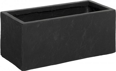 Кашпо декоративне Engard Сицилія прямокутний 26 л чорний