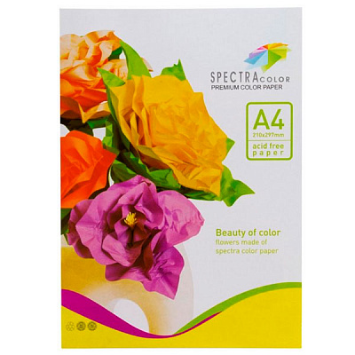 Бумага цветная Spectra Color A4 80 г/м 299 Rainbow 250 листов разноцветный 