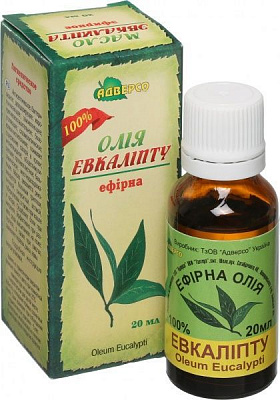 Эфирное масло Адверсо Евкаліптова 20 мл 