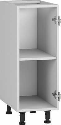 Тумба нижняя Грейд распашная 300x820x522 мм серый 