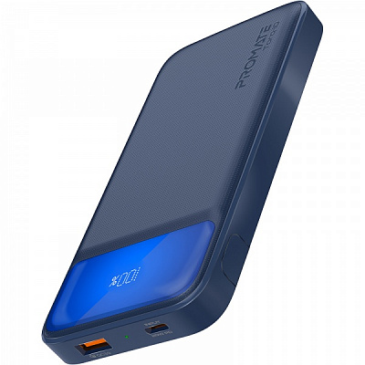 Универсальная мобильная батарея Promate 10000 mAh navy (torq-10.navy) 