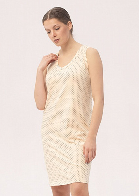 Нічна сорочка Roksana Flora №1398/16078 р.L бежевий