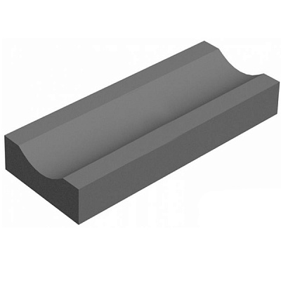 Отлив Золотой Мандарин серый 500х200х60 мм