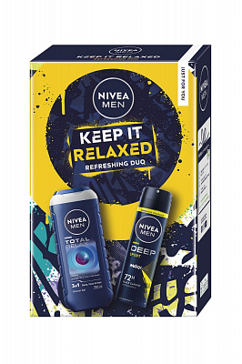 Подарочный набор для мужчин NIVEA KEEP IT RELAXED