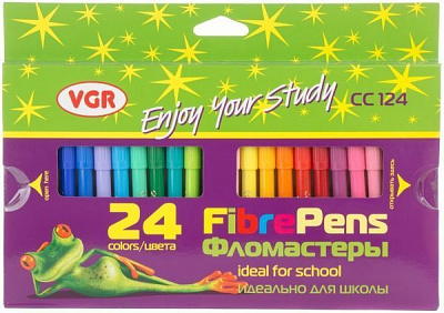 Фломастеры 24 шт СС124 VGR