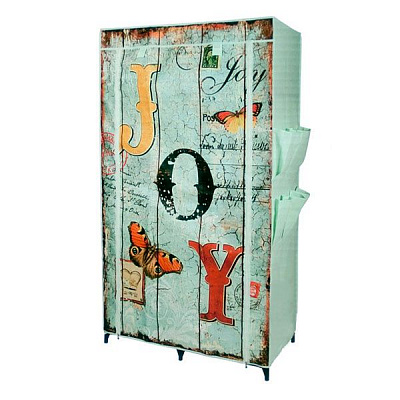 Гардероб текстильный JOY с карманами 1560х870х460 мм зеленый 