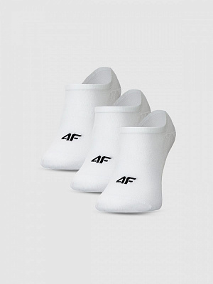 Шкарпетки 4F SOCKS CAS M477 (3pack) 4FWMM00USOCM477-10S р.39-42 білий 3 шт.